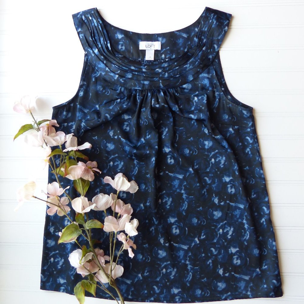 Loft Sleeveless Career Top Zoom Meeting